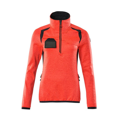 Maglia in pile con cerniera corta, giacca in micropile da donna