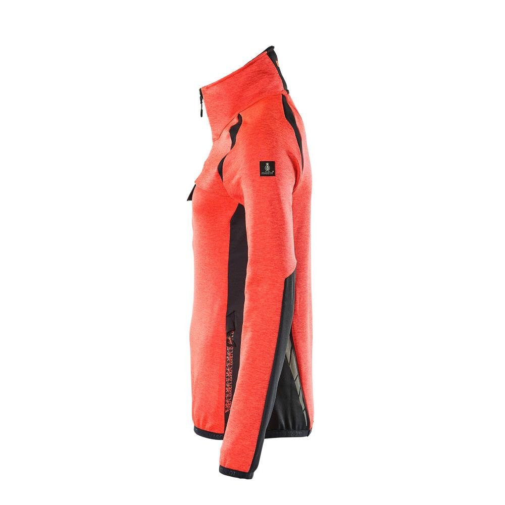 Maglia in pile con cerniera corta, giacca in micropile da donna