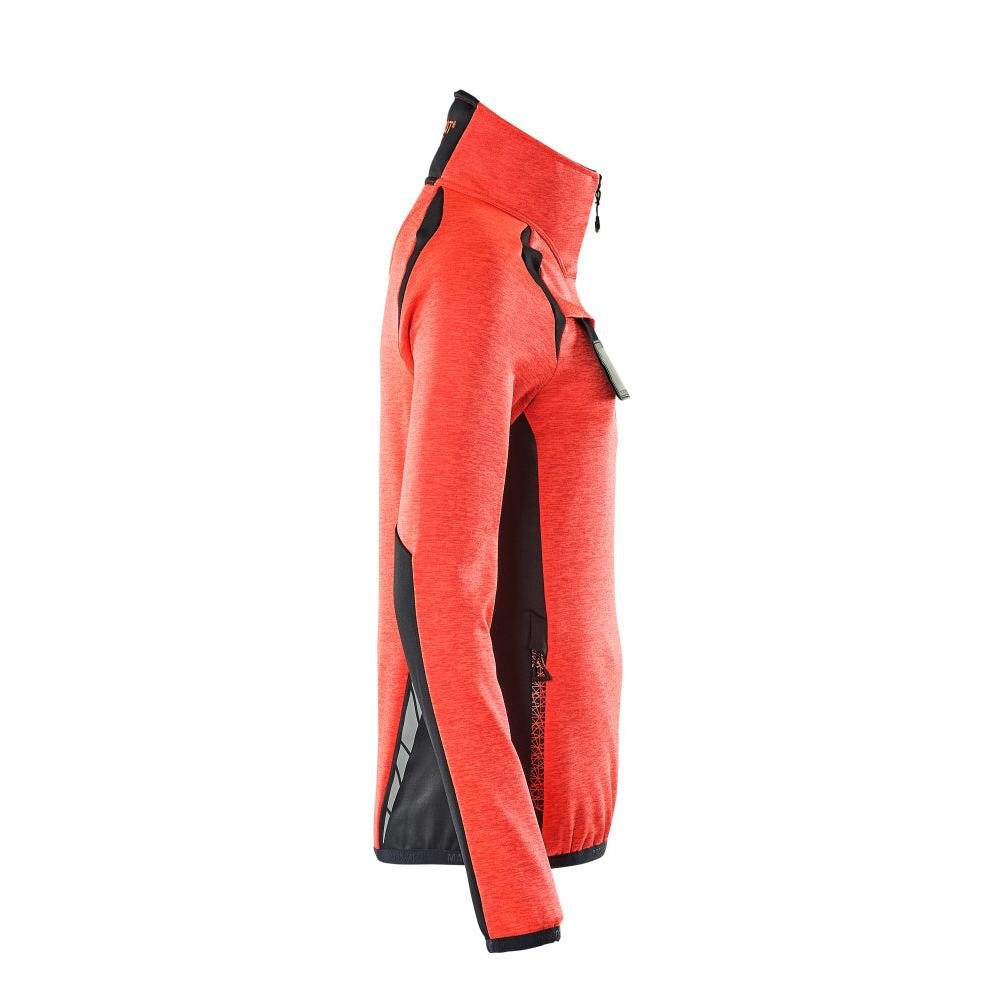 Maglia in pile con cerniera corta, giacca in micropile da donna