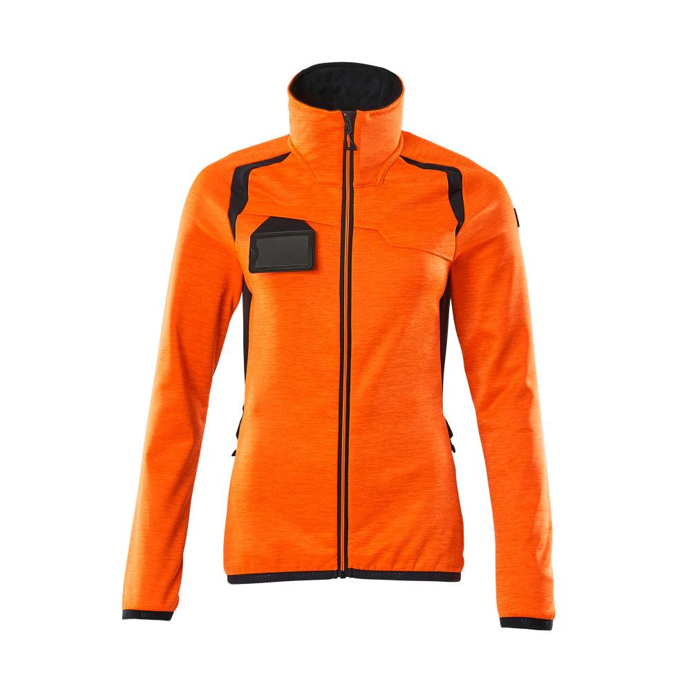 Pullover in pile con zip, giacca in micropile da donna