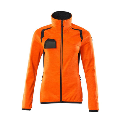 Pullover in pile con zip, giacca in micropile da donna