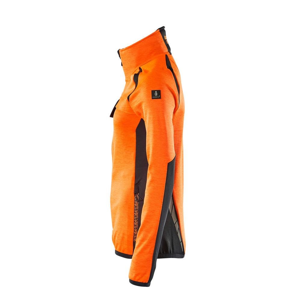Pullover in pile con zip, giacca in micropile da donna