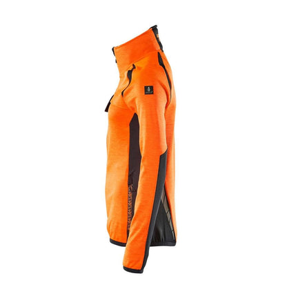 Pullover in pile con zip, giacca in micropile da donna