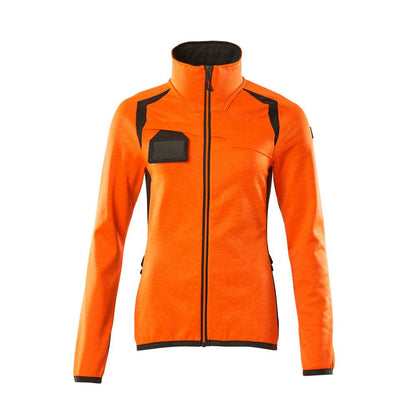 Pullover in pile con zip, giacca in micropile da donna