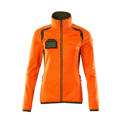 Pullover in pile con zip, giacca in micropile da donna