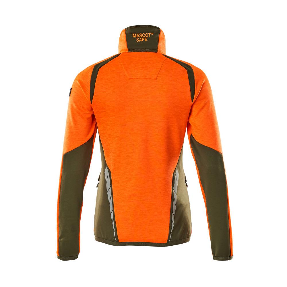Pullover in pile con zip, giacca in micropile da donna
