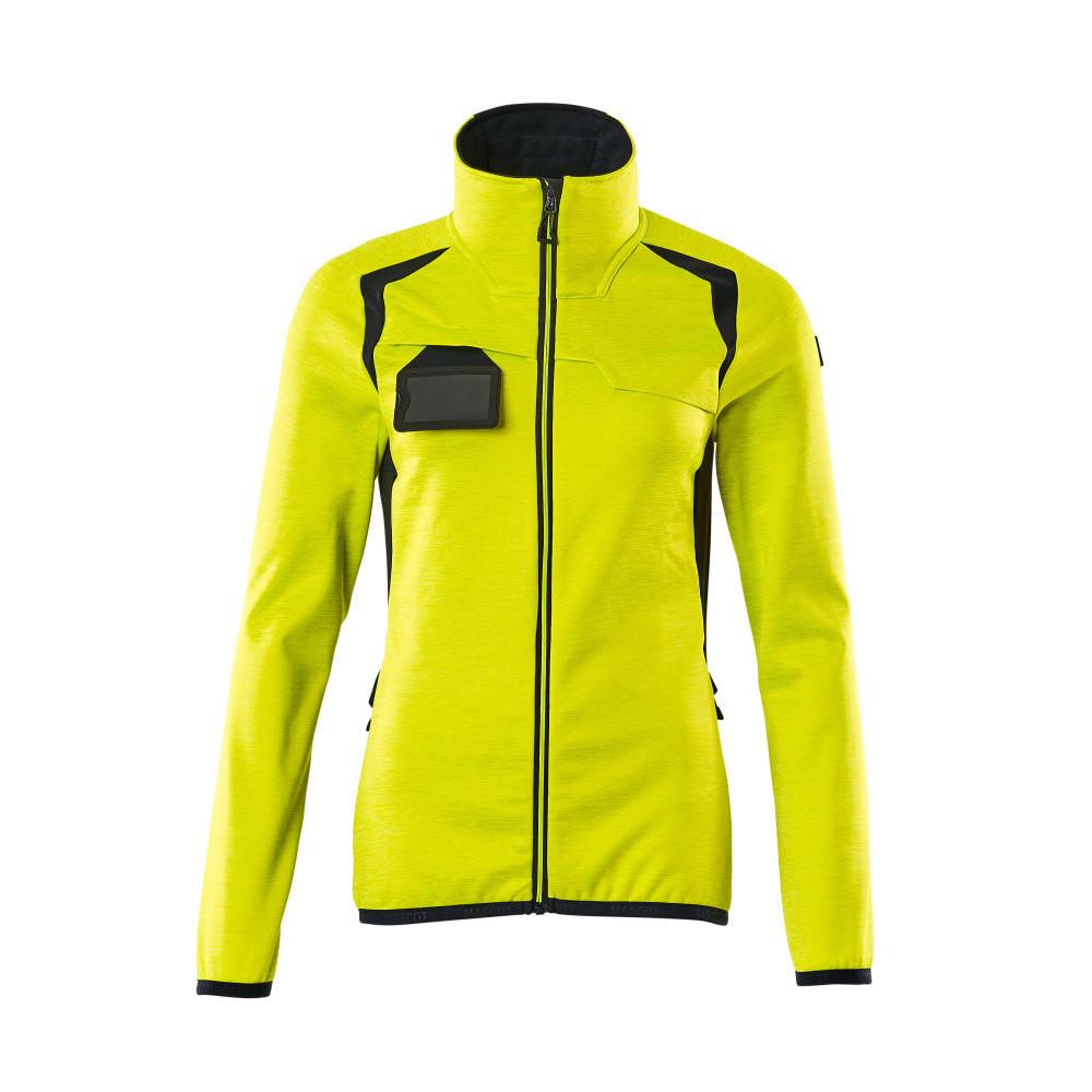 Pullover in pile con zip, giacca in micropile da donna