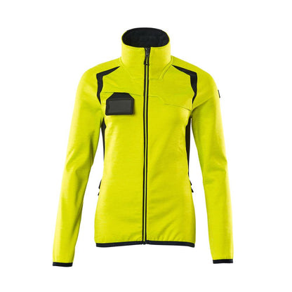 Pullover in pile con zip, giacca in micropile da donna