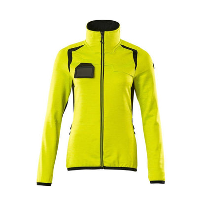 Pullover in pile con zip, giacca in micropile da donna