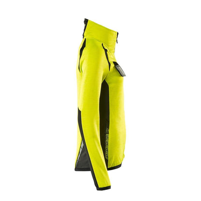 Pullover in pile con zip, giacca in micropile da donna
