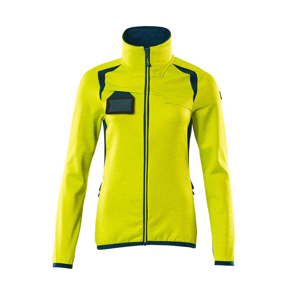 Pullover in pile con zip, giacca in micropile da donna