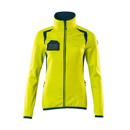 Pullover in pile con zip, giacca in micropile da donna