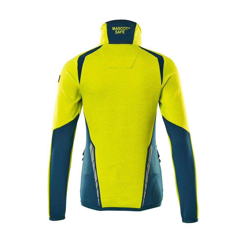 Pullover in pile con zip, giacca in micropile da donna