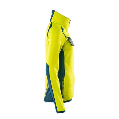 Pullover in pile con zip, giacca in micropile da donna