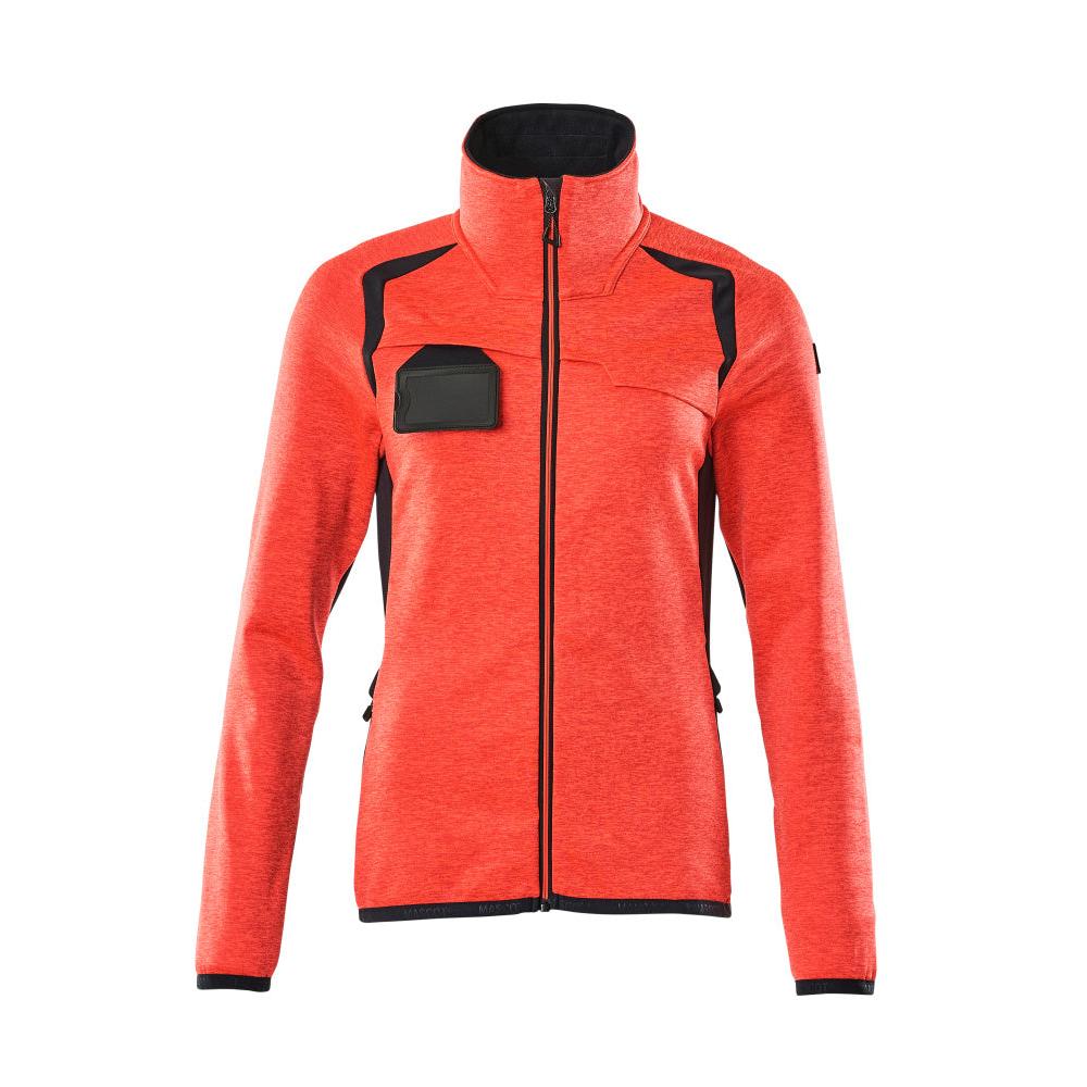 Pullover in pile con zip, giacca in micropile da donna