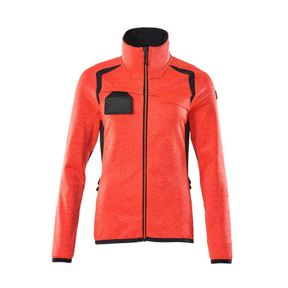 Pullover in pile con zip, giacca in micropile da donna
