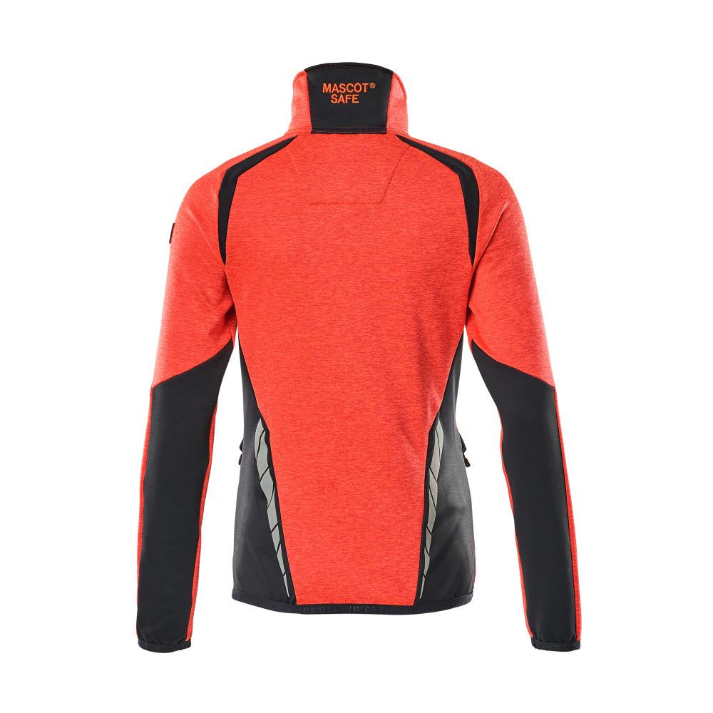Pullover in pile con zip, giacca in micropile da donna
