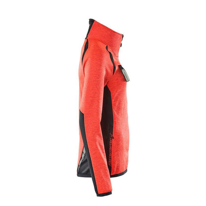 Pullover in pile con zip, giacca in micropile da donna