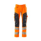 Pantaloni con tasche al ginocchio, pantaloni con inserti elasticizzati
