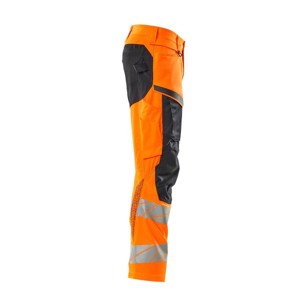 Pantaloni con tasche al ginocchio, pantaloni con inserti elasticizzati