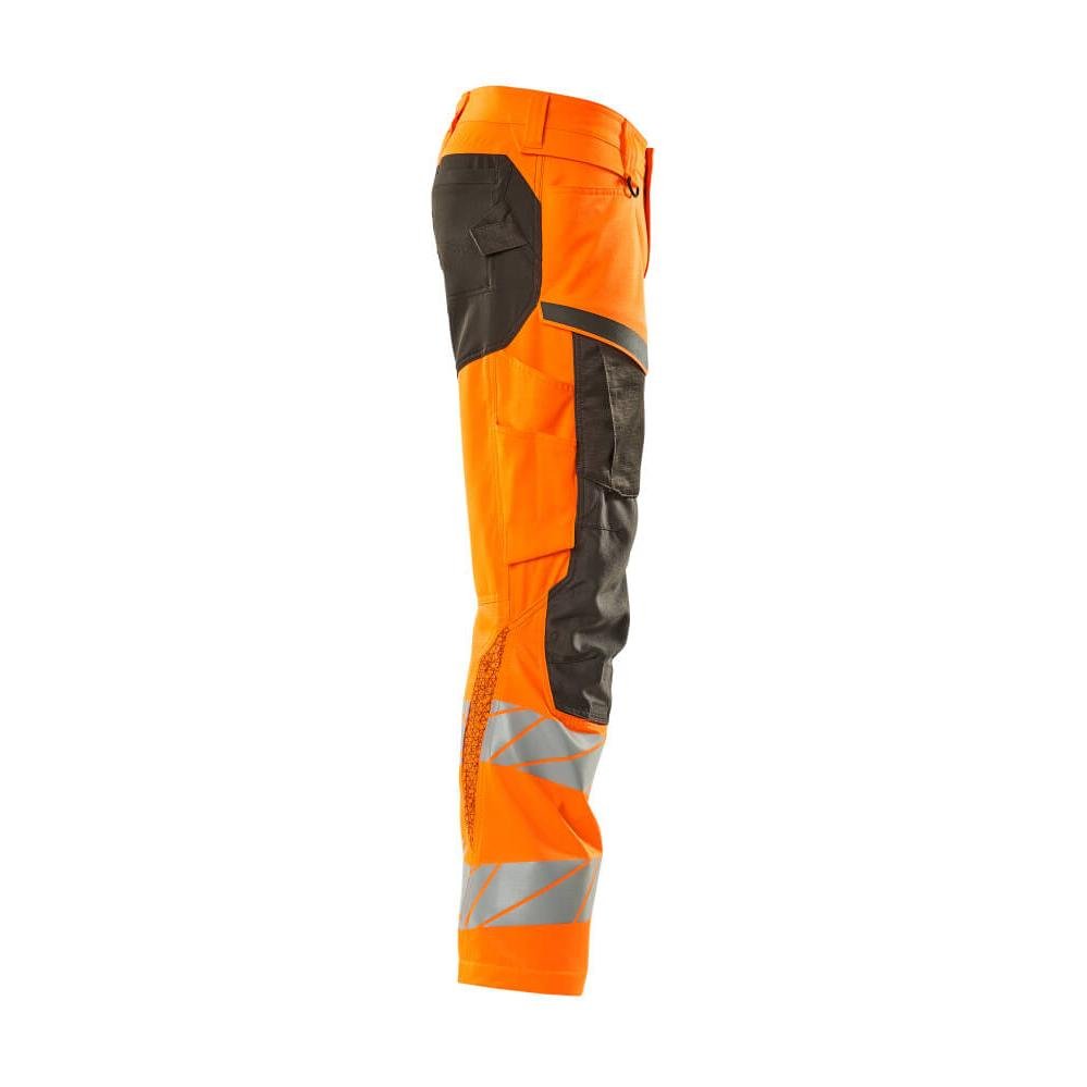 Pantaloni con tasche al ginocchio, pantaloni con inserti elasticizzati