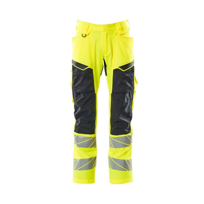 Pantaloni con tasche al ginocchio, pantaloni con inserti elasticizzati