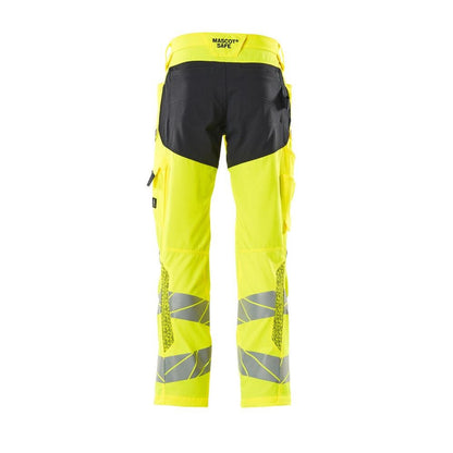 Pantaloni con tasche al ginocchio, pantaloni con inserti elasticizzati