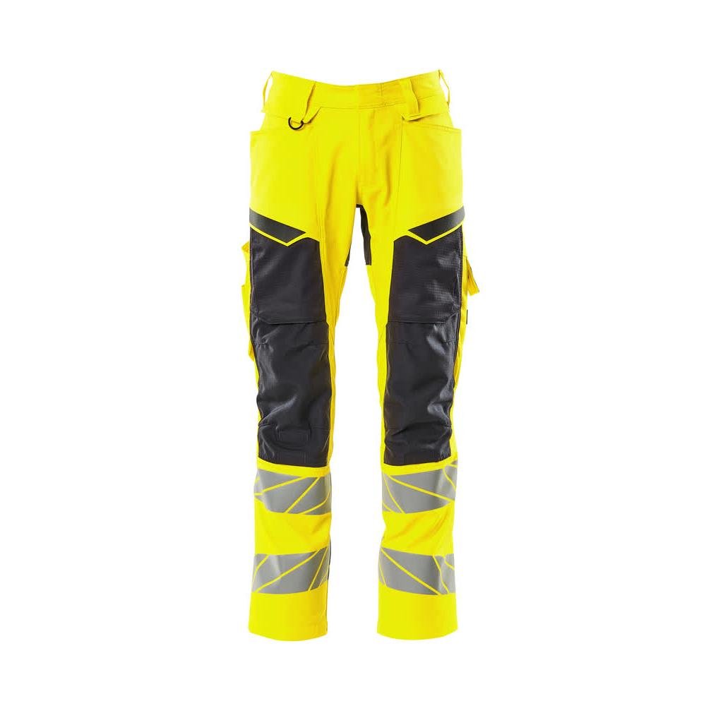 Pantaloni con tasche al ginocchio, pantaloni con inserti elasticizzati