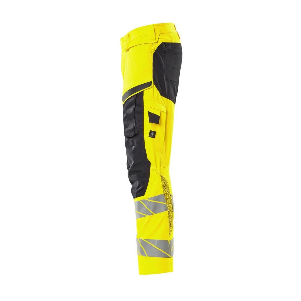 Pantaloni con tasche al ginocchio, pantaloni con inserti elasticizzati