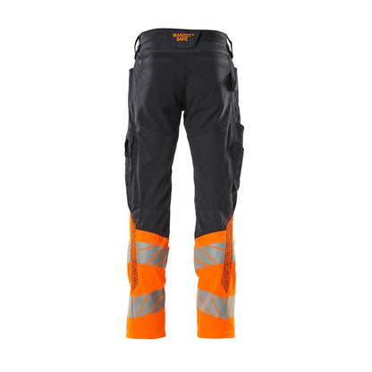 Pantaloni con tasche al ginocchio, pantaloni con inserti elasticizzati