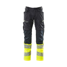 Pantaloni con tasche al ginocchio, pantaloni con inserti elasticizzati