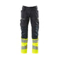 Pantaloni con tasche al ginocchio, pantaloni con inserti elasticizzati