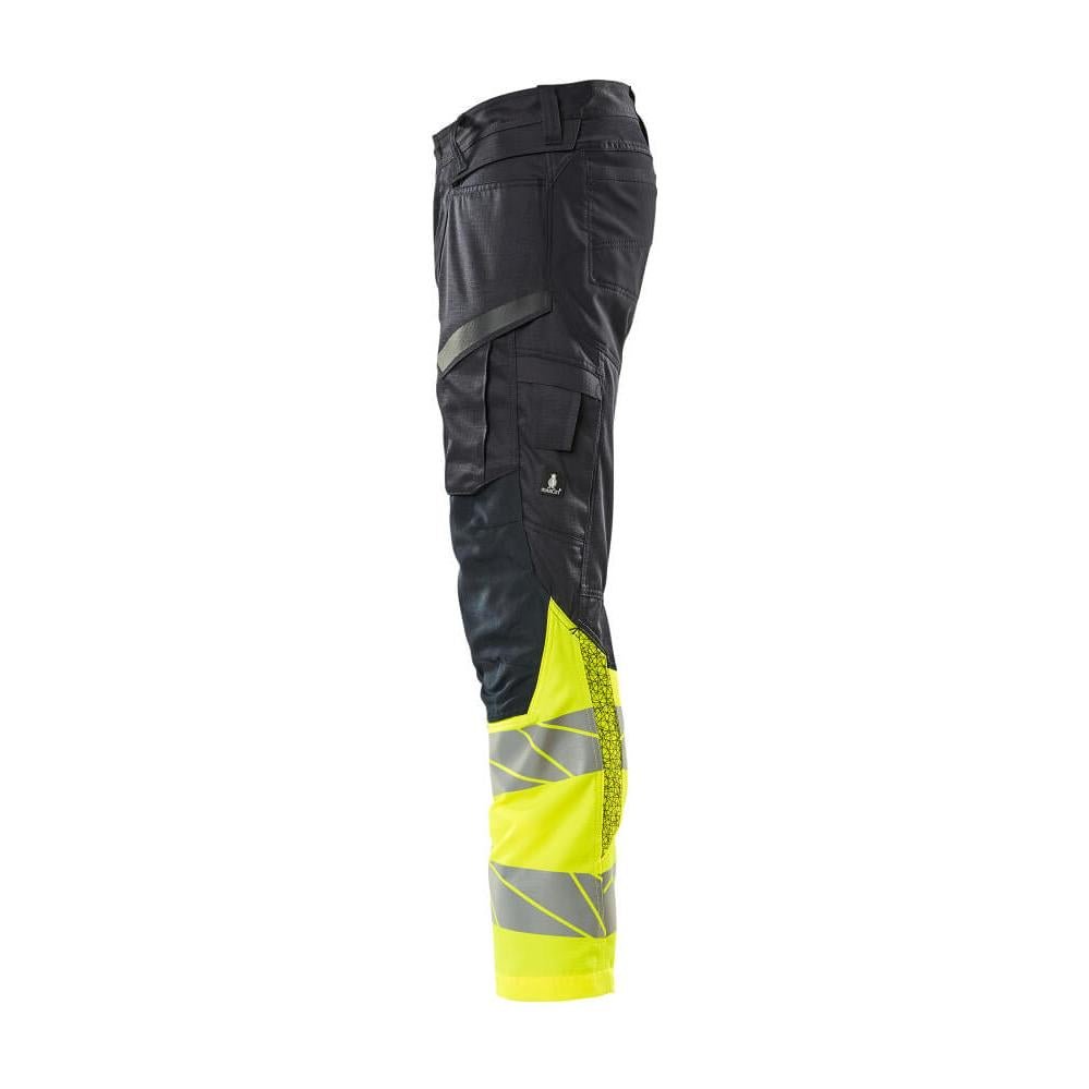 Pantaloni con tasche al ginocchio, pantaloni con inserti elasticizzati