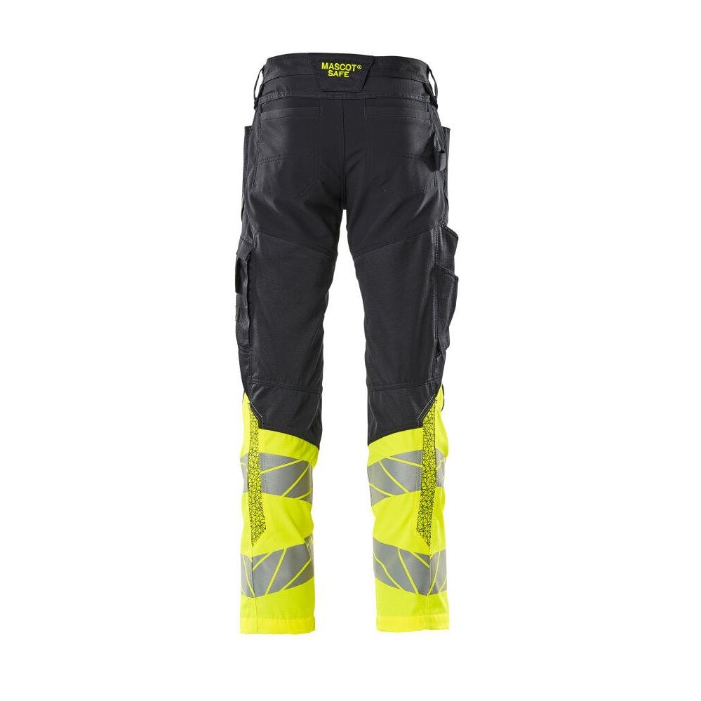 Pantaloni con tasche al ginocchio, pantaloni con inserti elasticizzati