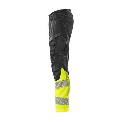 Pantaloni con tasche al ginocchio, pantaloni con inserti elasticizzati