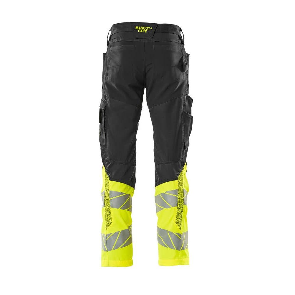 Pantaloni con tasche al ginocchio, pantaloni con inserti elasticizzati