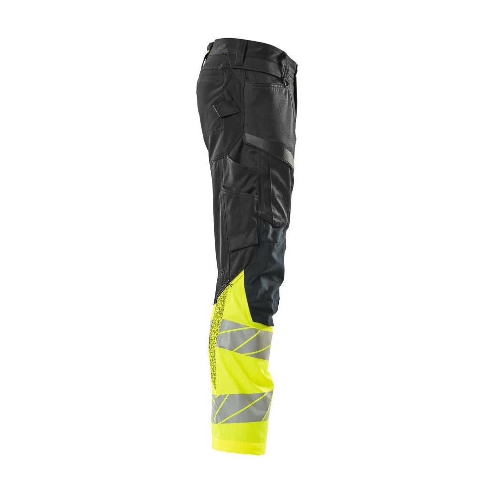 Pantaloni con tasche al ginocchio, pantaloni con inserti elasticizzati