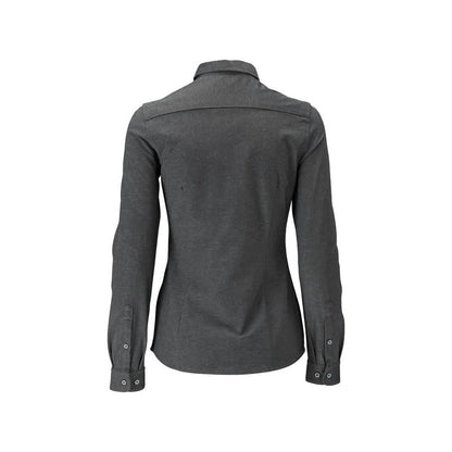 Camicia, vestibilità moderna da donna, camicetta da donna elasticizzata