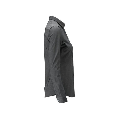 Camicia, vestibilità moderna da donna, camicetta da donna elasticizzata