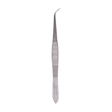 Pinzetta chirurgica di precisione, 11 cm, ricurva