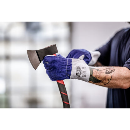 NITRAS CUT F, guanti antitaglio, grigio/blu