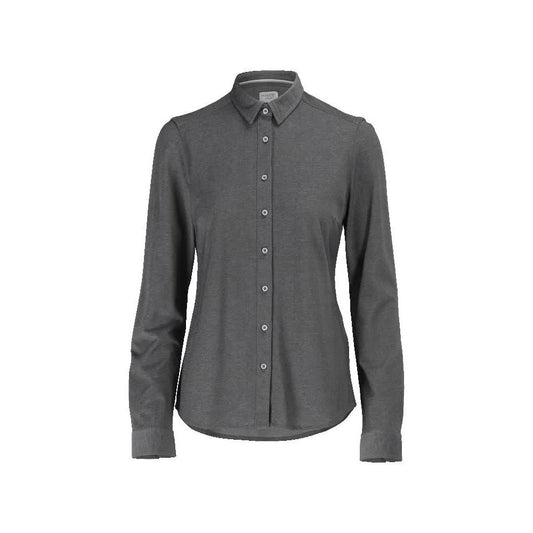 Camicia, vestibilità classica da donna, blusa da donna elasticizzata