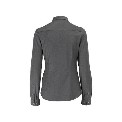 Camicia, vestibilità classica da donna, blusa da donna elasticizzata