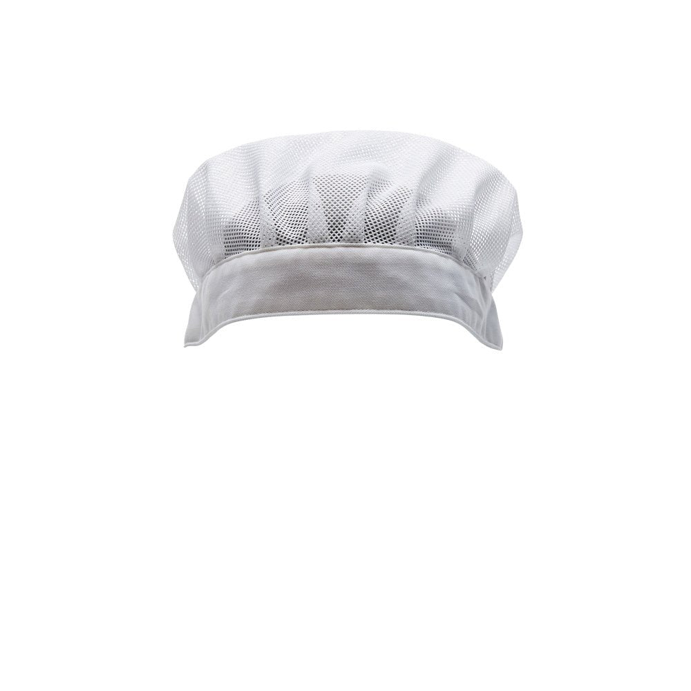 Cappuccio con retina per capelli taglia UNO, bianco | Confezione (1 pezzo)