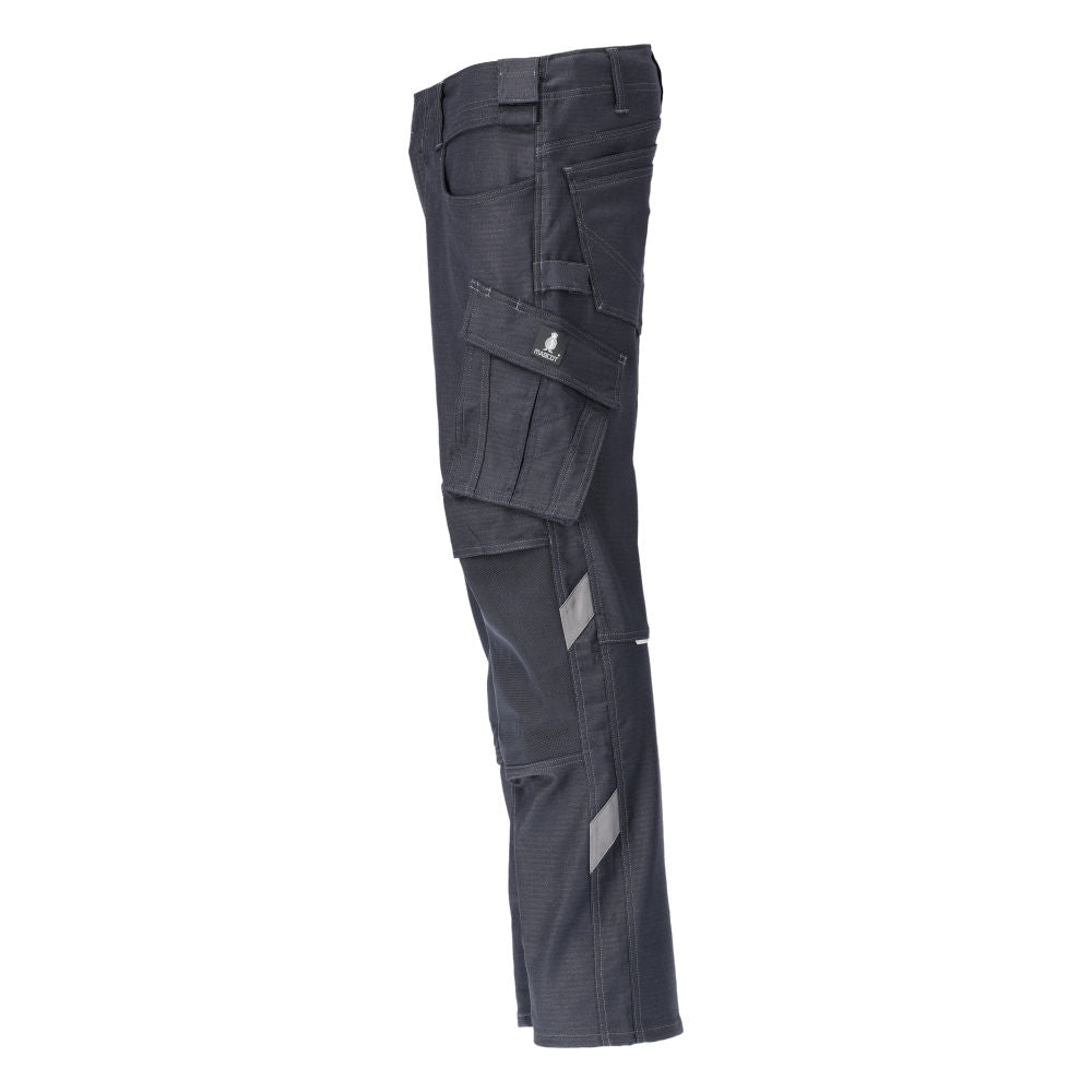 Pantaloni con tasche al ginocchio, cotone+pantaloni