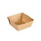 Il Viking Cube Low 510 ml in cartone marrone/PLA ciotola della Duni GmbH (113x113x50 mm, confezione da 300) è una soluzione di imballaggio ecologica con lati leggermente rialzati, ideale per una distribuzione sostenibile degli alimenti.