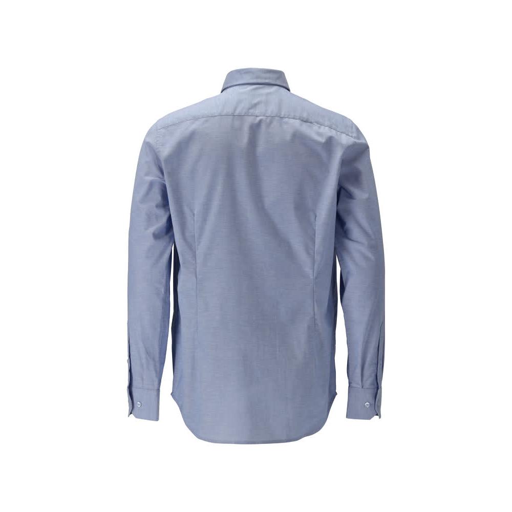 Camicia, vestibilità slim, elasticizzata, di colore azzurro