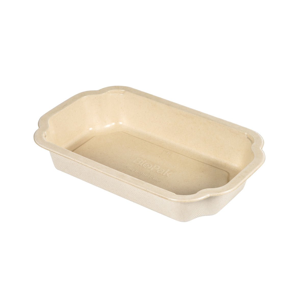 Il vassoio Take-Away Fibre 1-comp Natur di Duni GmbH è un vassoio di bagassa beige, rettangolare e rivestito (250x159x43mm) con angoli arrotondati e bordi svasati. La sua superficie interna liscia e lucida lo rende una scelta di imballaggio ecologica. Confezione: 225 pezzi.