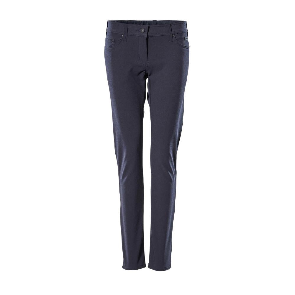 Pantaloni, donna, PERLA, elasticizzati, pantaloni leggeri, nero-blu
