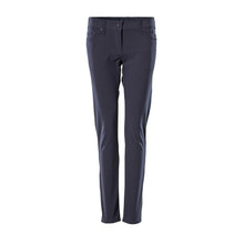 Pantaloni, donna, PERLA, elasticizzati, pantaloni leggeri, nero-blu
